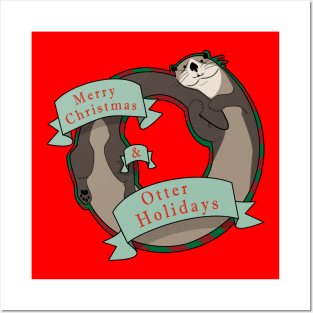 And Otter Holidays Posters and Art